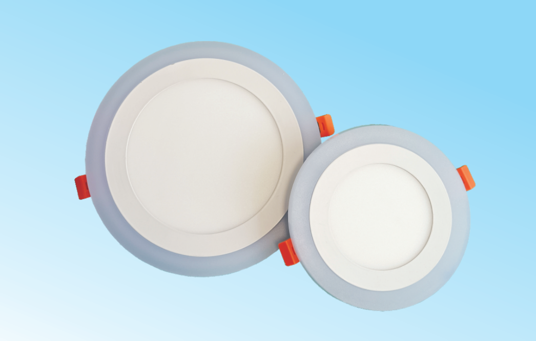 RGB + white downlight