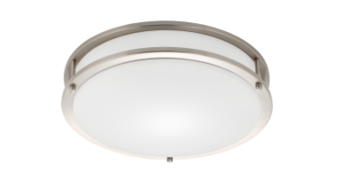 Double ring flush mount ceiling light