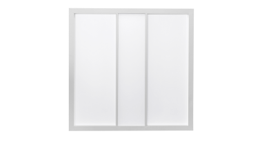 Back-lit panel troffer